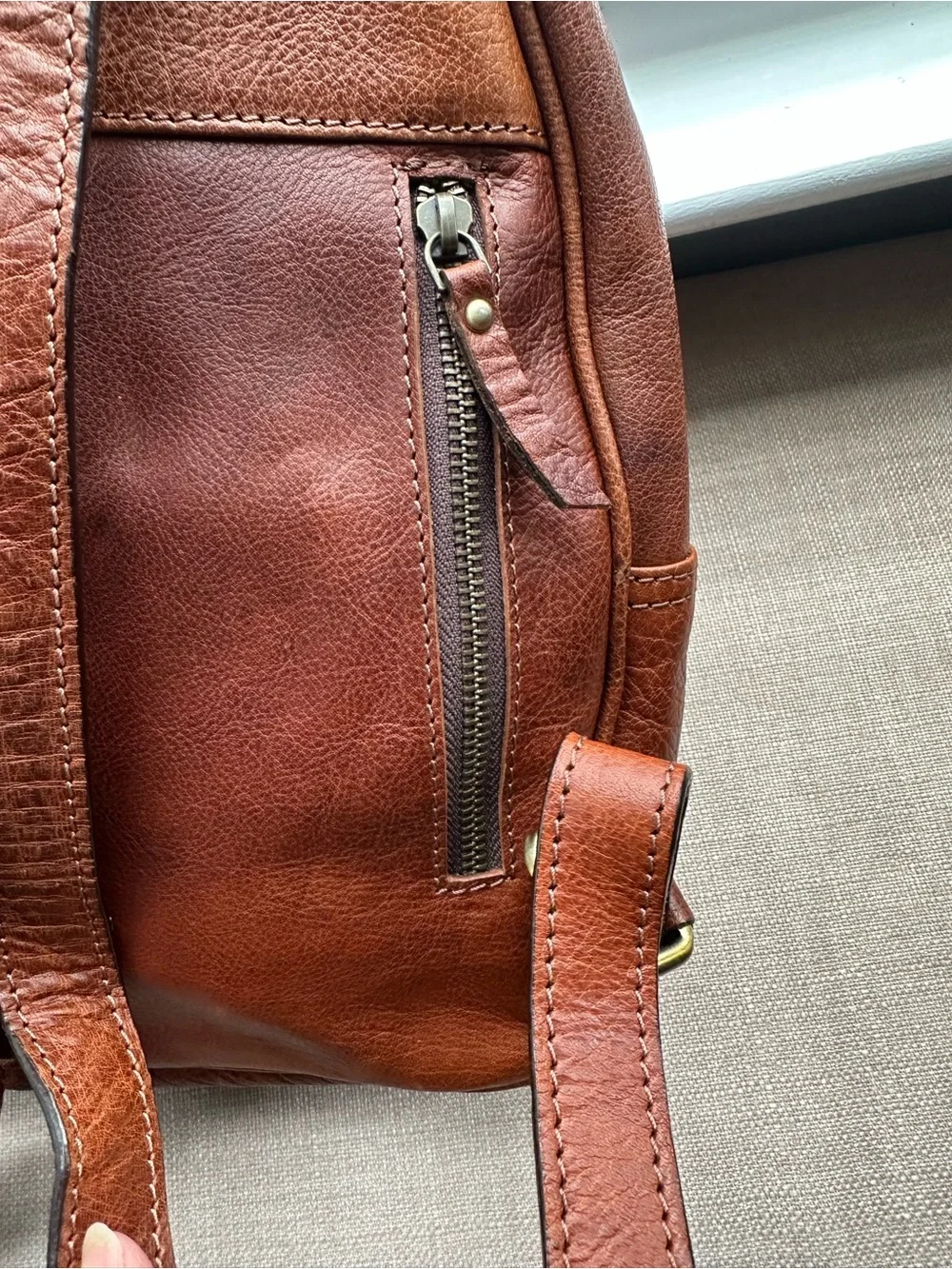 Aaron‎ leather goods mini backpack NWT